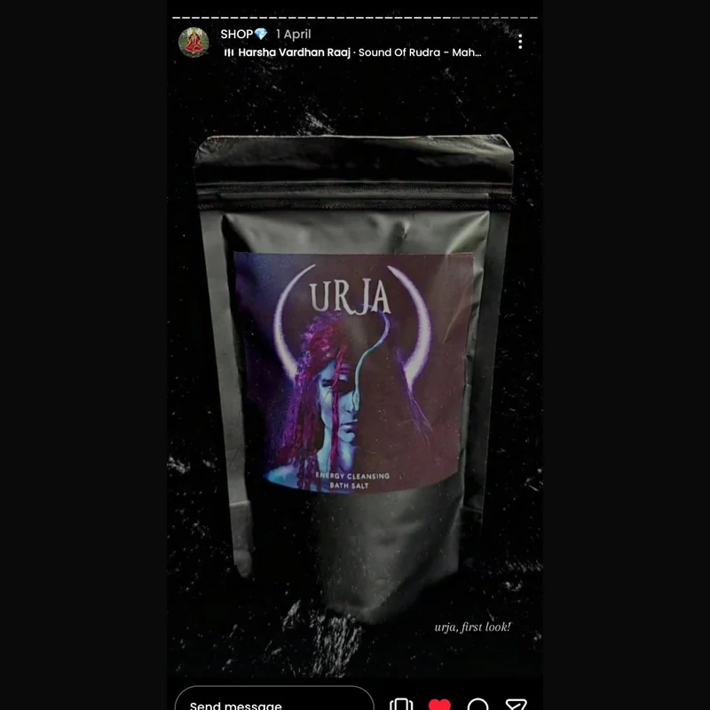 Urja energy cleansing ritual bath salt
