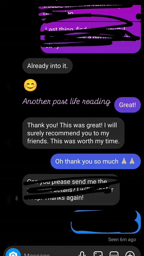 Authentic client feedback for Medha Vedic astrology consultation
